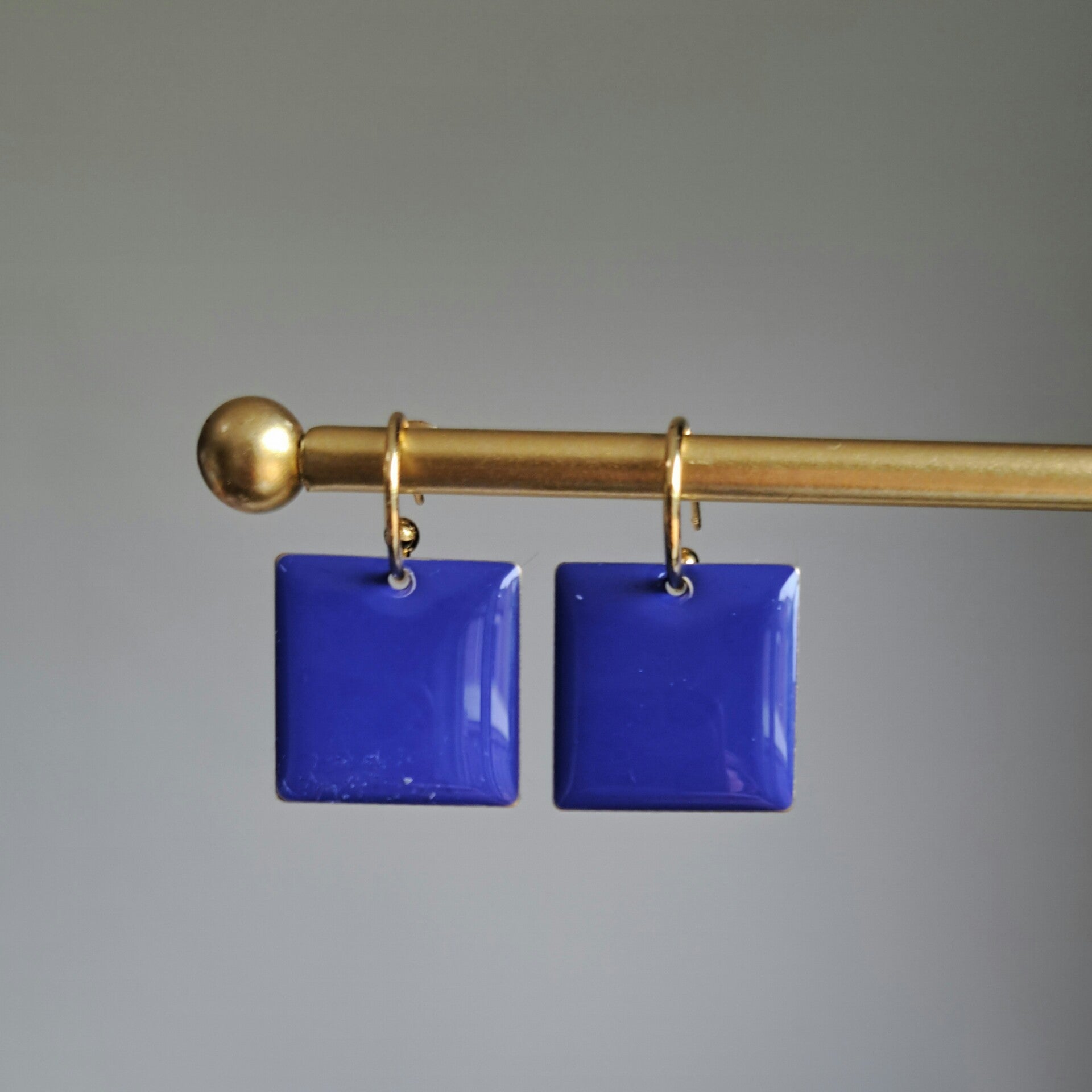 Vierkant blauw