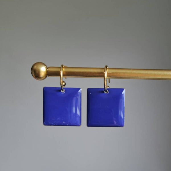 Vierkant blauw
