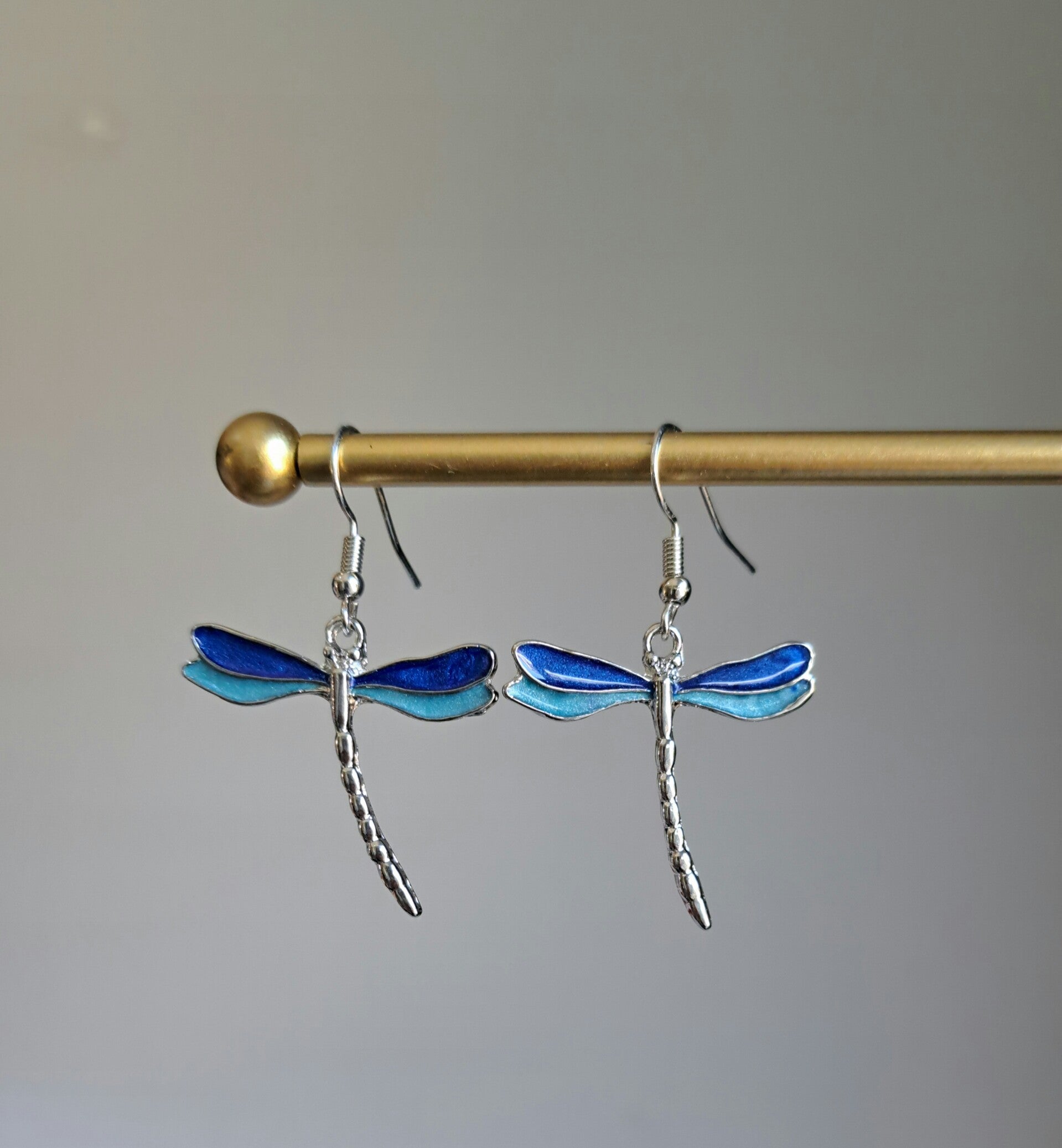 Blauwe libelle