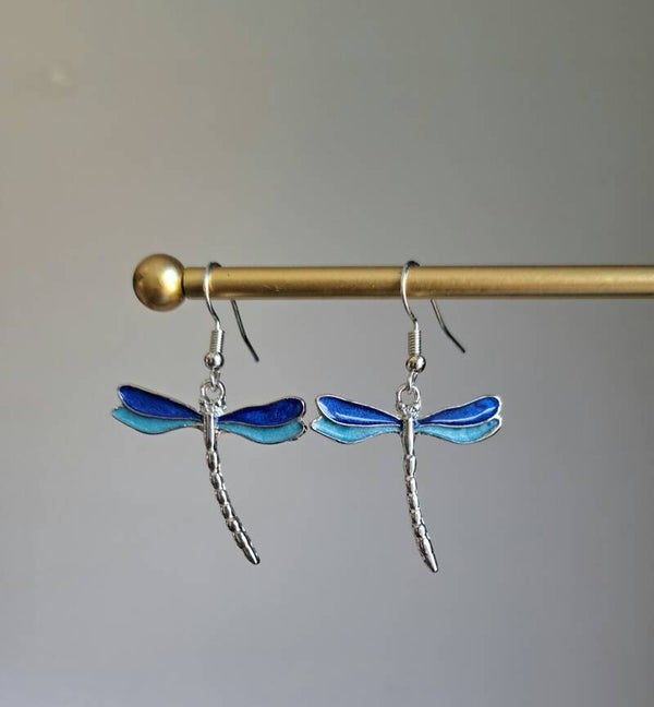 Blauwe libelle