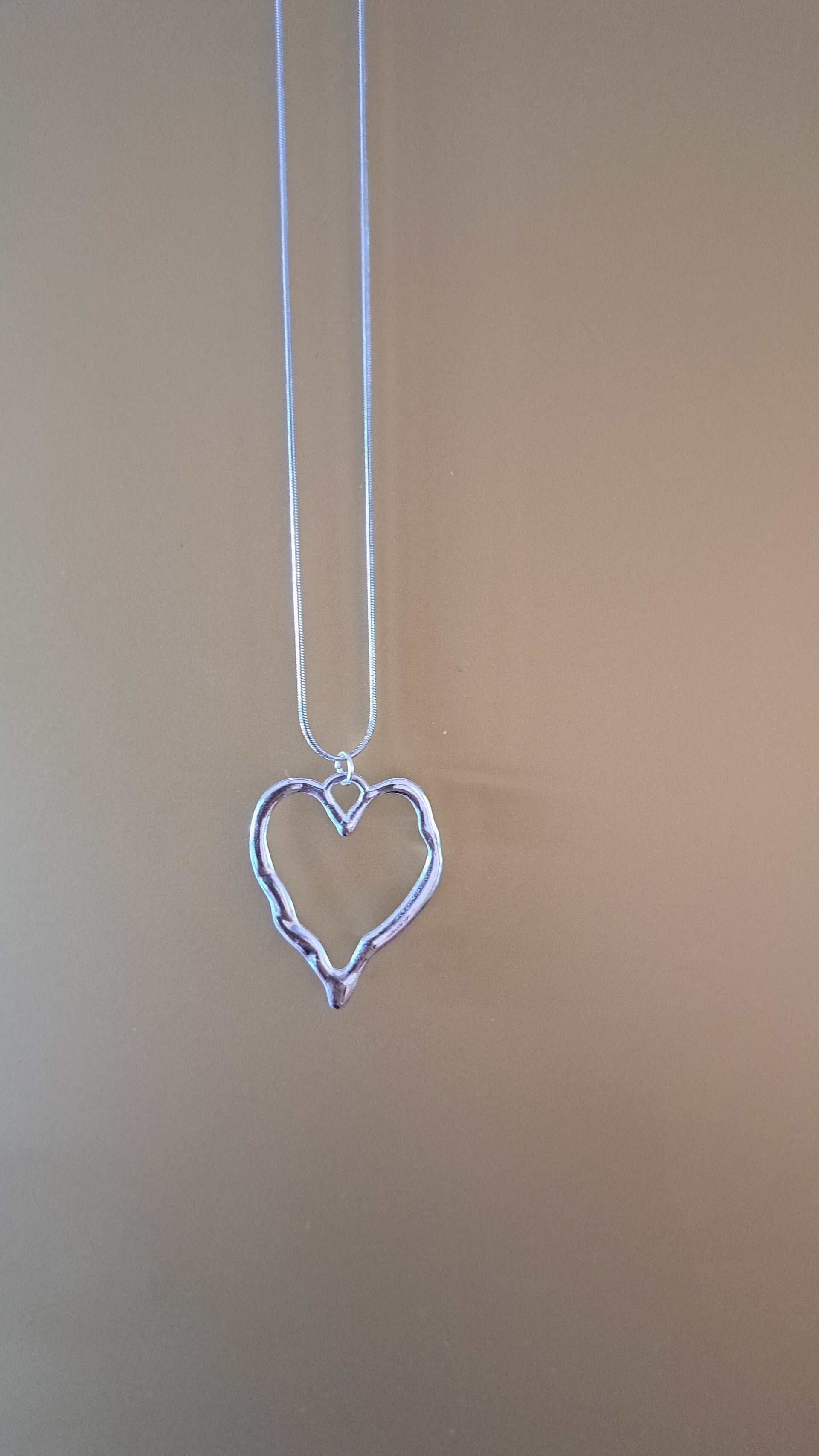 Ketting funky hart