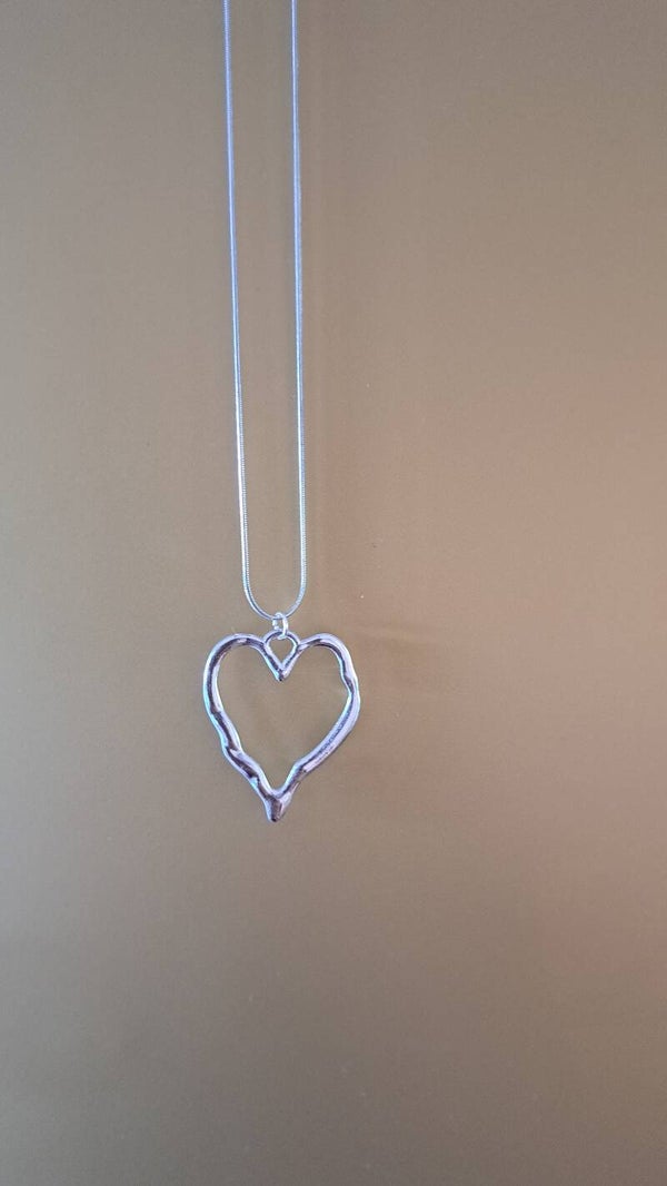 Ketting funky hart