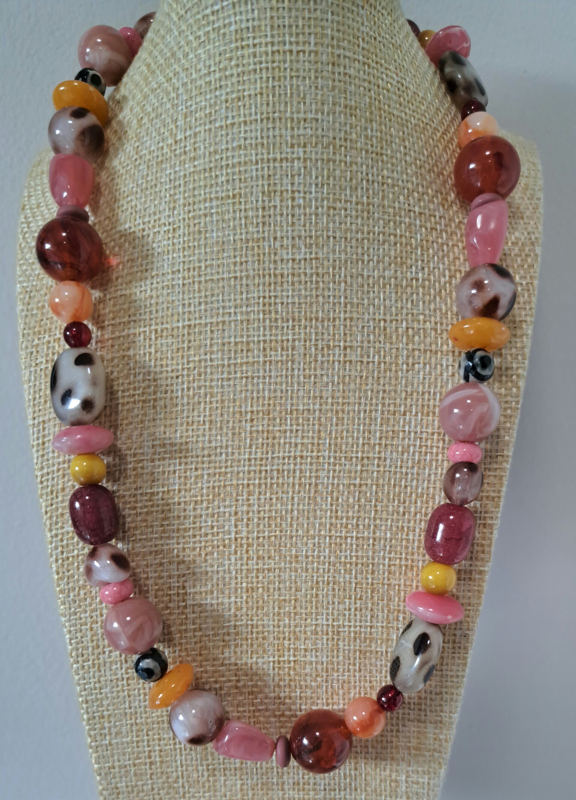 Ketting Funky roze