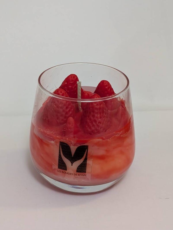 Bougie Gourmande Fraise