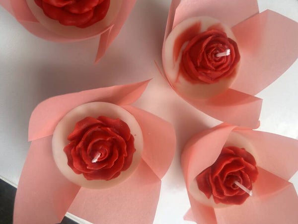 Cup Candles Coquelicot