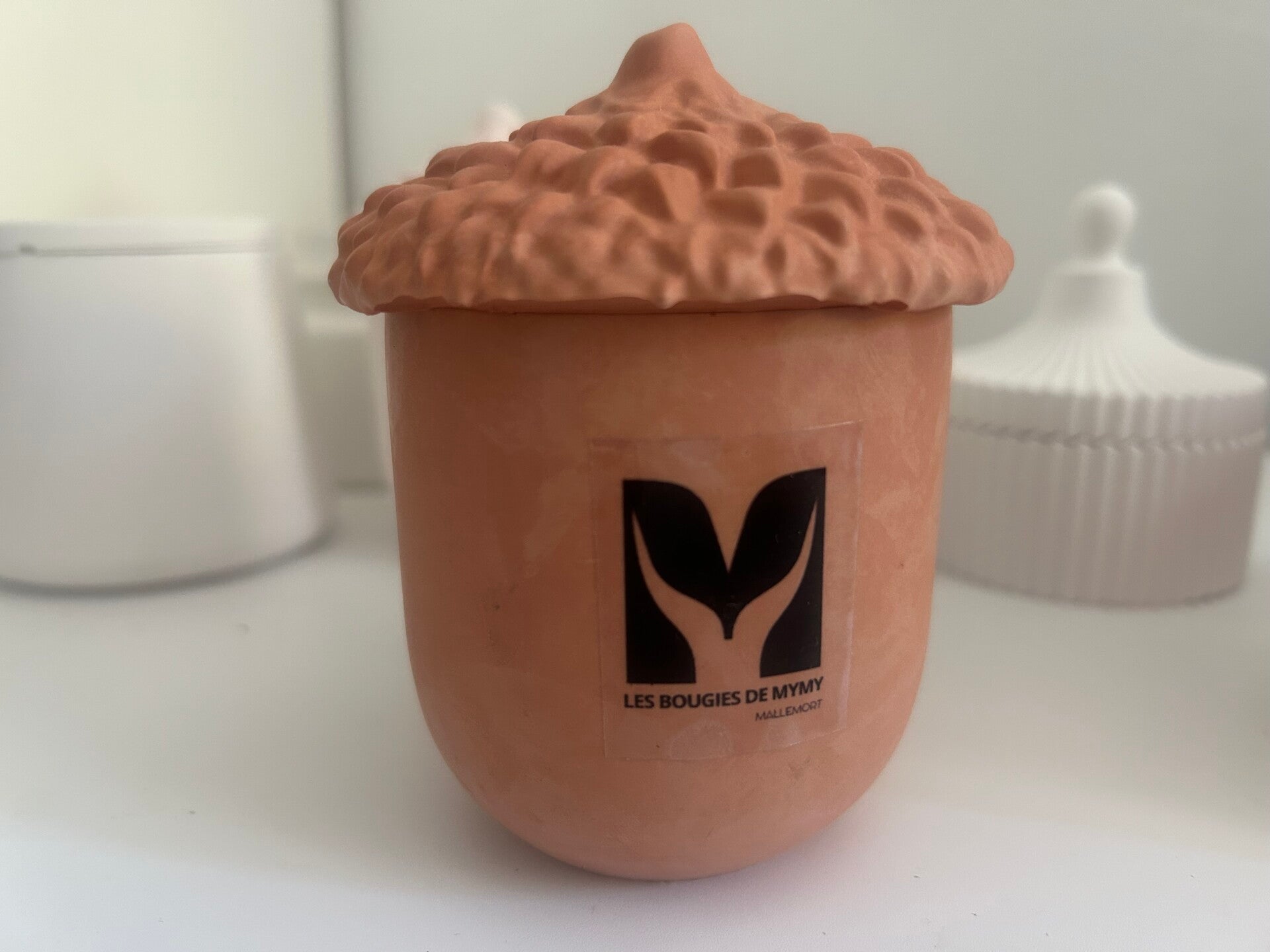 Bougie terracota modèle hutte