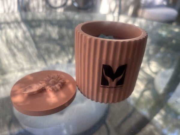 Bougies de l'Atelier Terracota Muguet Rayé