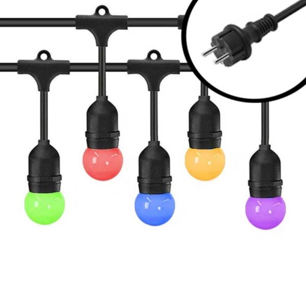 Prikkabel Kleur partytent light 10M