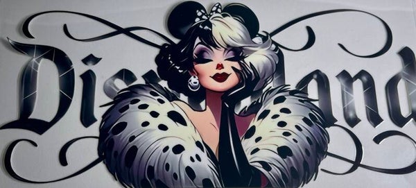Cruella De Vil Uv Dtf Wrap