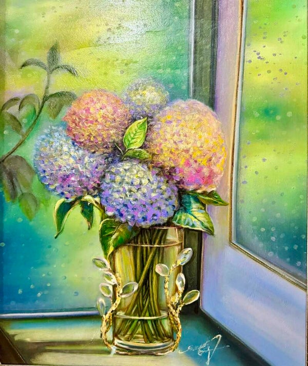 Morning Light in Bloom(Hydrangea)