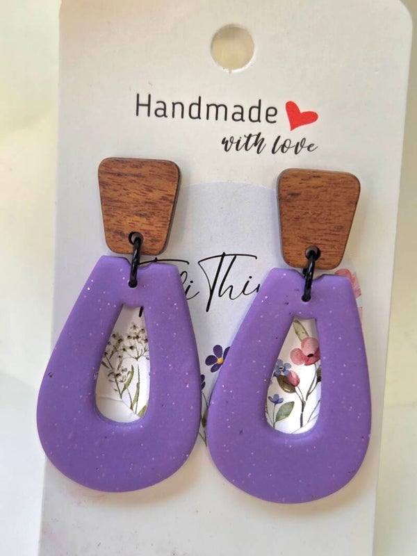 Purple Wood Drop
