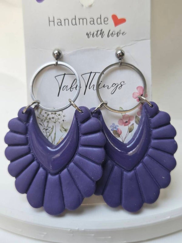 Purple Deco Fan