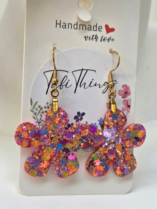 Fuchsia Glitter Blossom