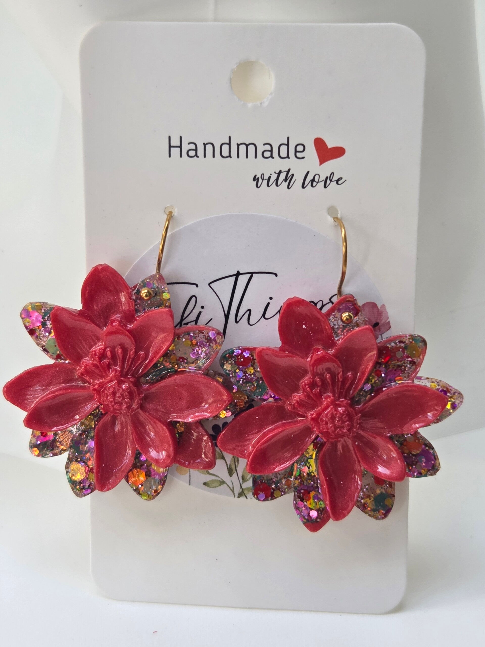 Crimson Glitter Lotus