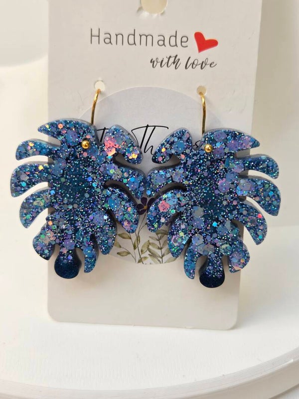 Glittering Blue Monstera