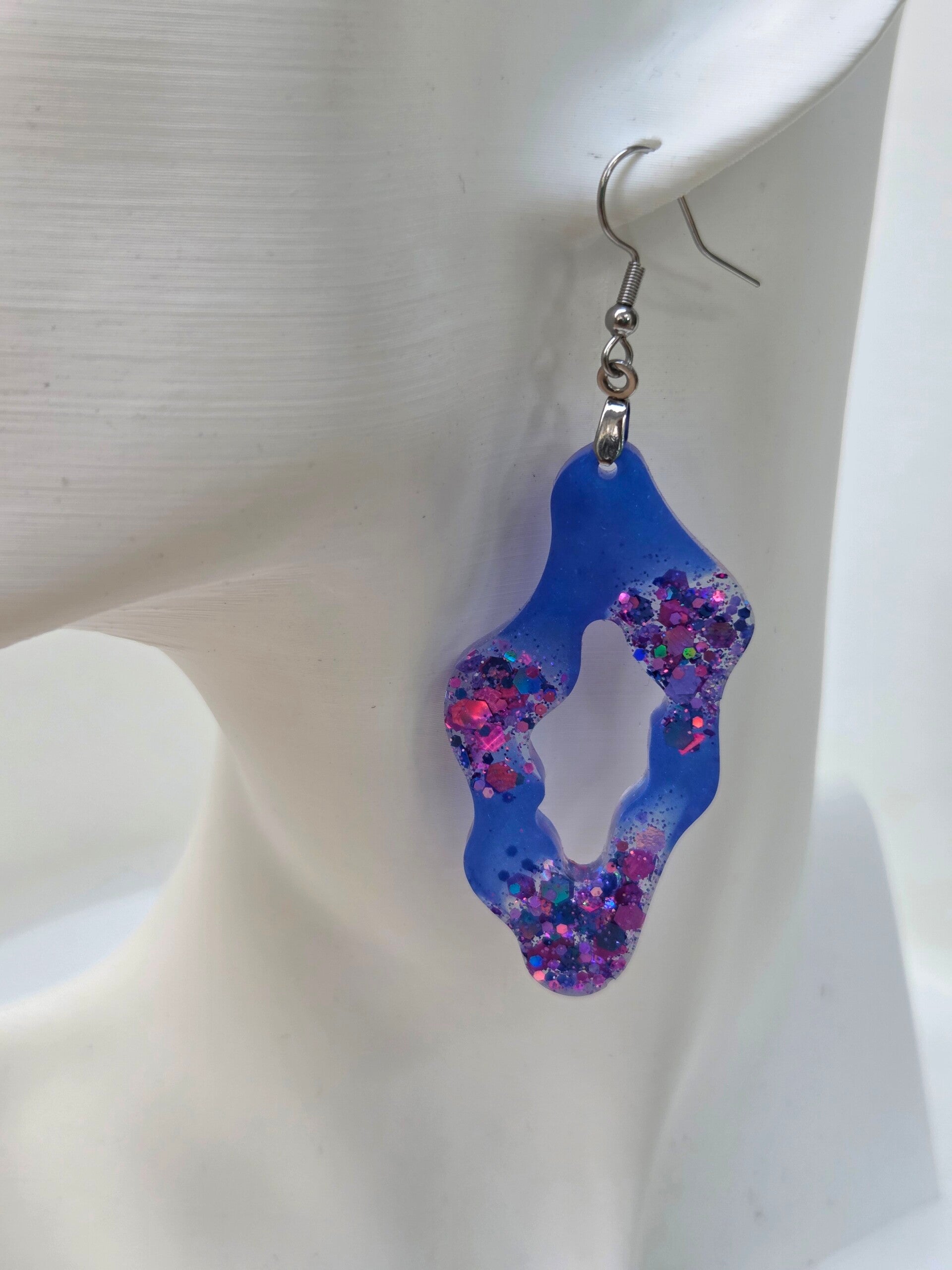 Cobalt & Fuchsia Wave Loop