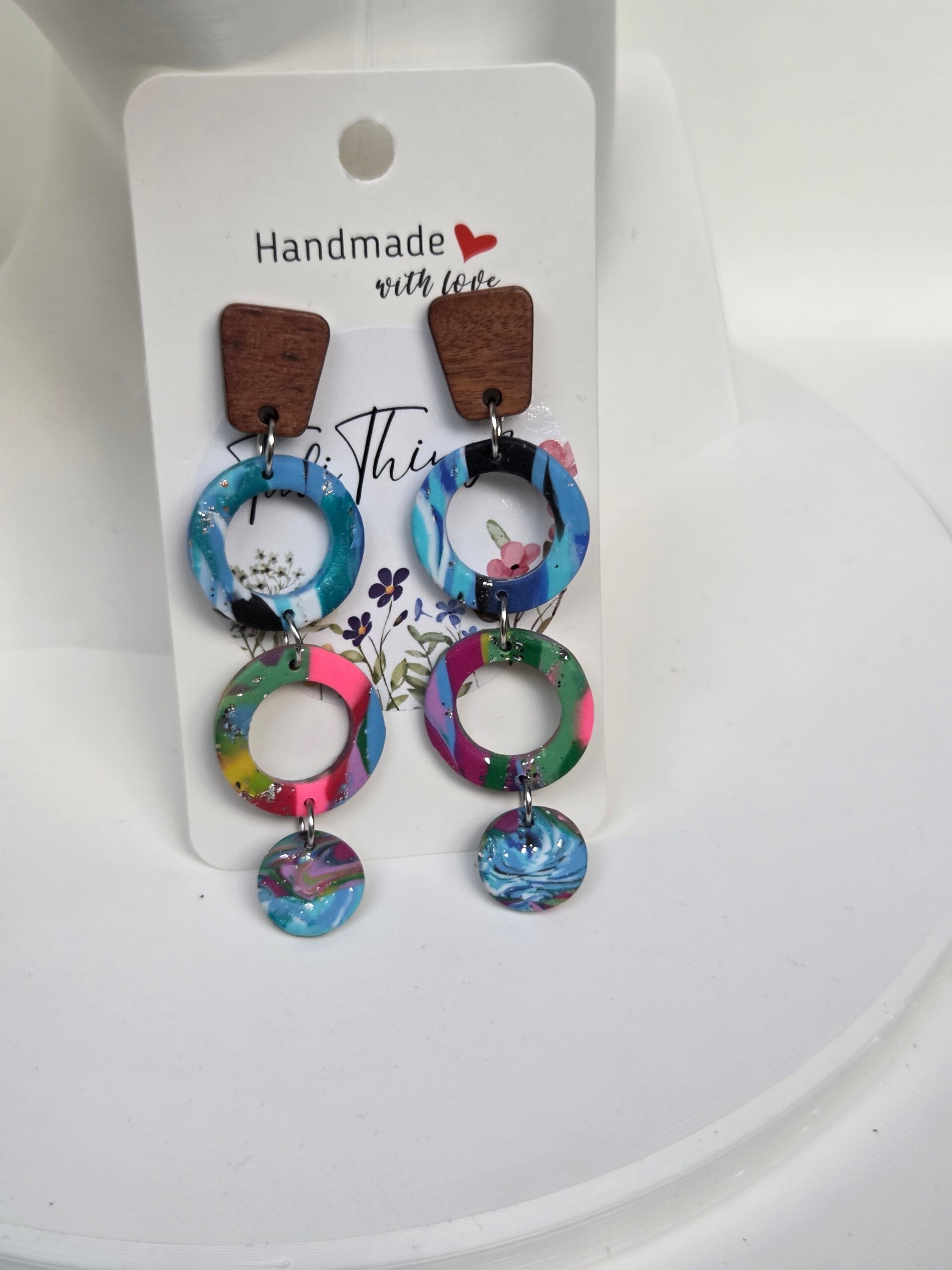 Boho Marble & Wood Circles