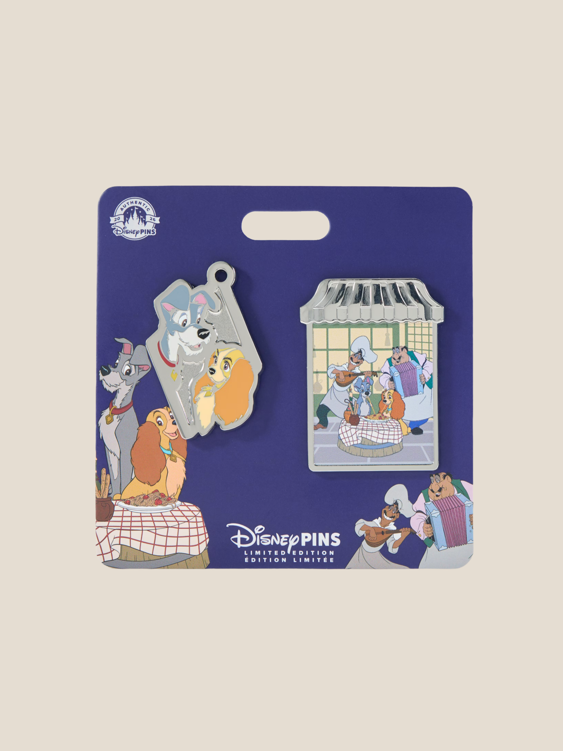 Disney Lady and the Tramp Limited Edition Pin Set