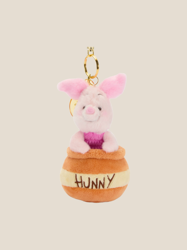 Disney Store Japan Knorretje in Hunny Pot Small Soft Toy Keyring, Winnie the Poeh - 15cm