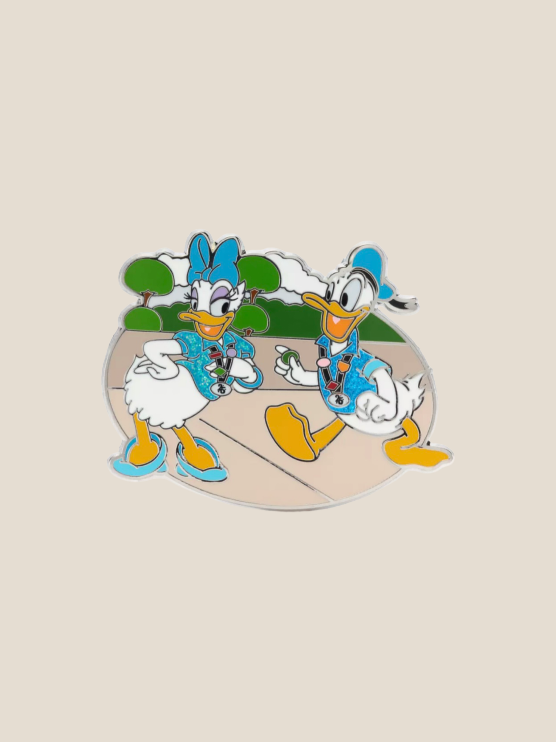 Disney Donald Duck and Daisy Duck Disney Pin Trading 25th Anniversary Pin