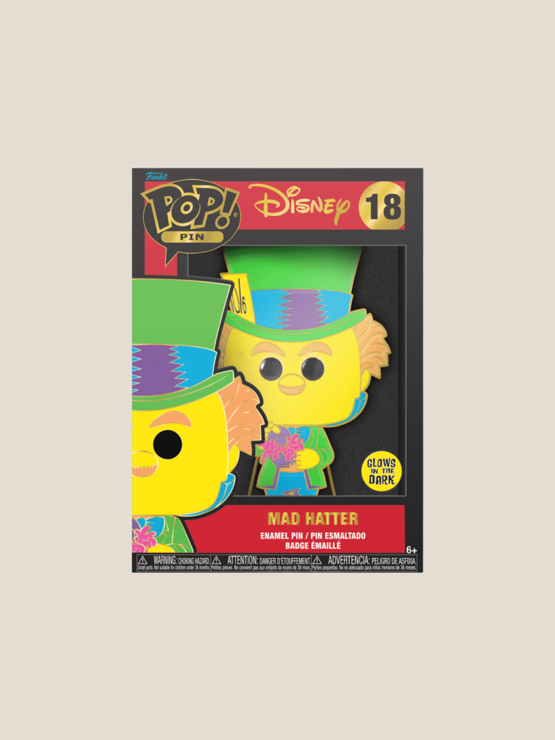 Funko Pop! Pin Disney: Mad Hatter #18