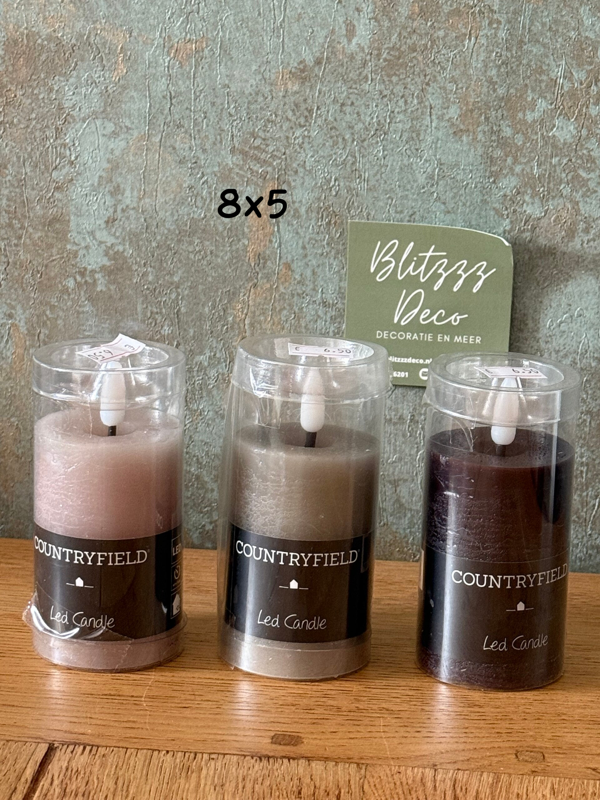 Countryfield led kaarsen stomp