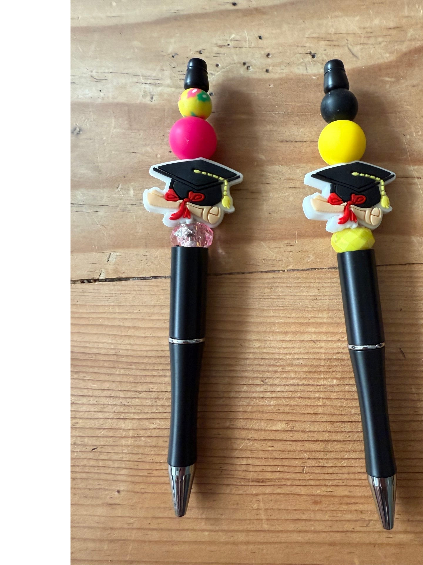 Pennen met kralen geslaagd