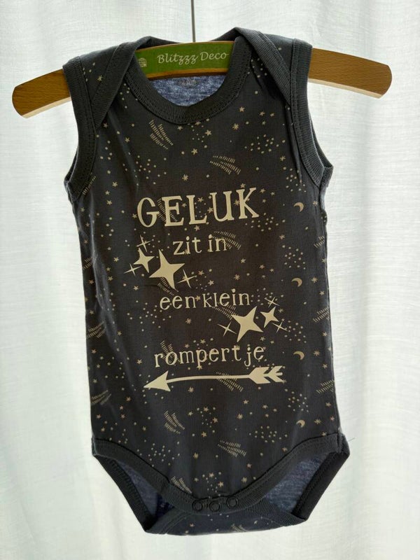 Rompertje Geluk zit in een klein rompertje