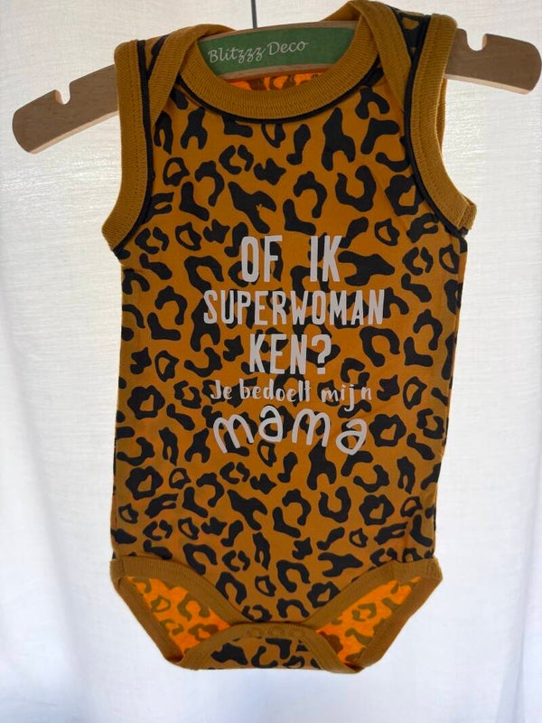 Rompertje Of ik superwoman ken mt 50-68