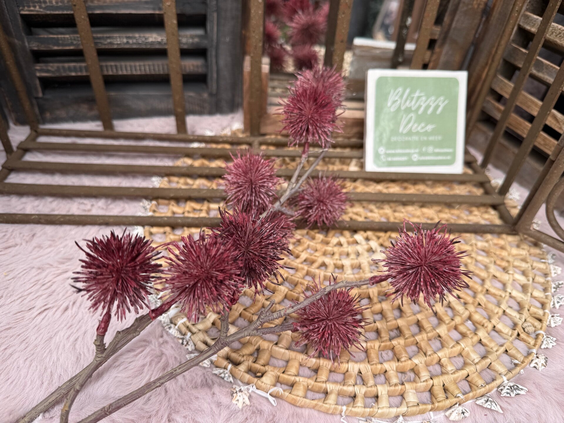 Distel kunsttak 75 cm