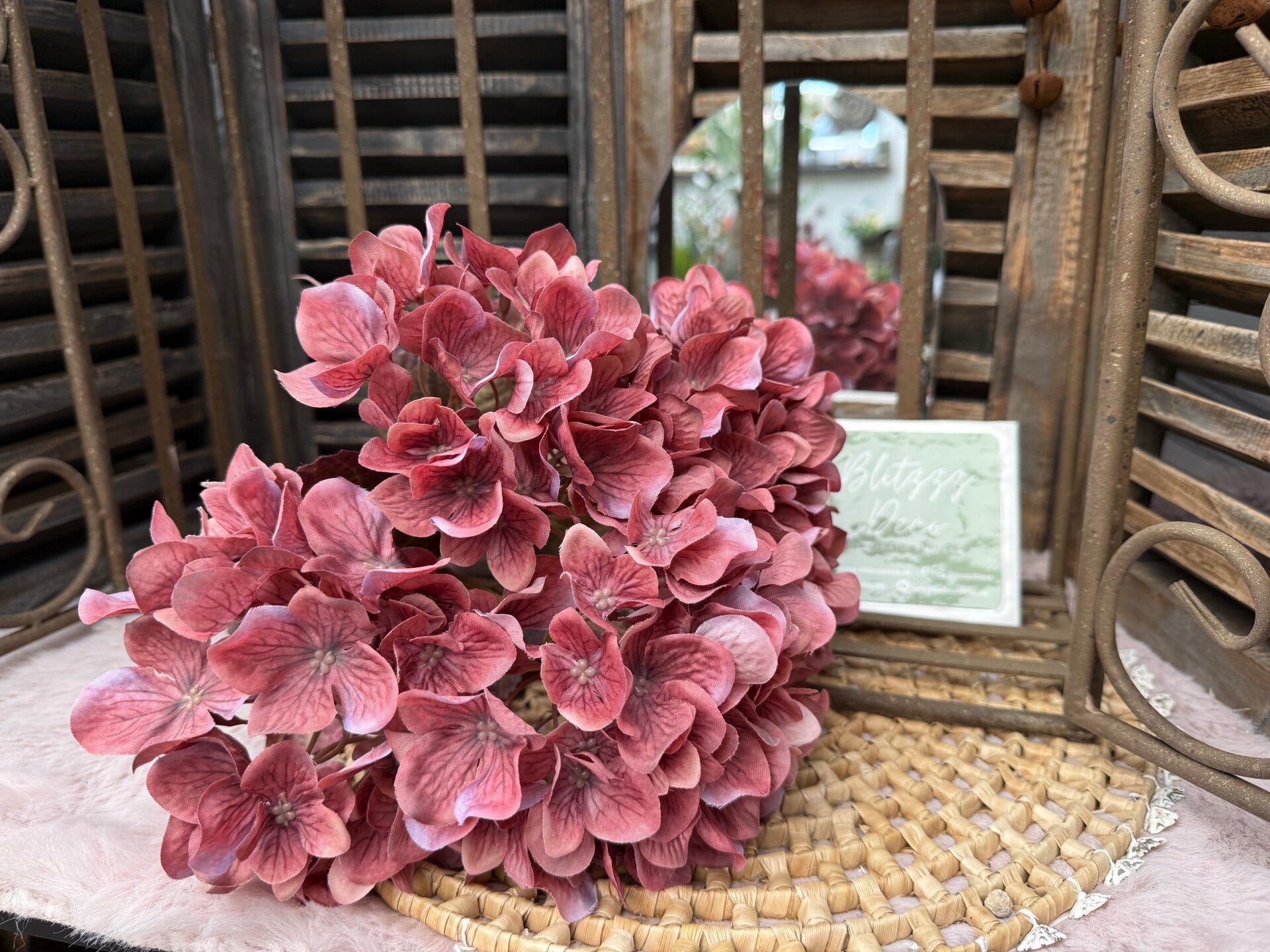 Hortensia kunst tak 50 cm