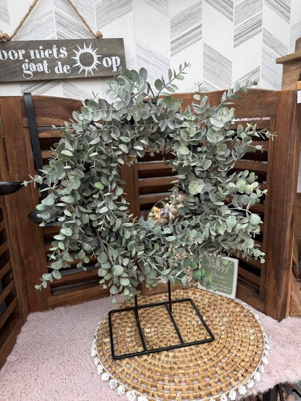 Eucalyptus kunst krans