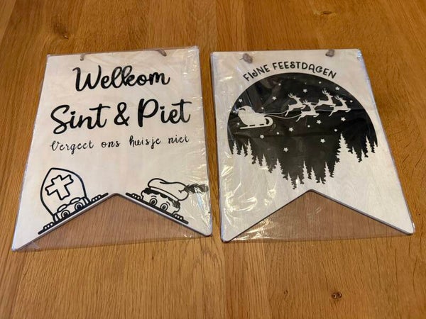 Banner sinterklaas / kerst