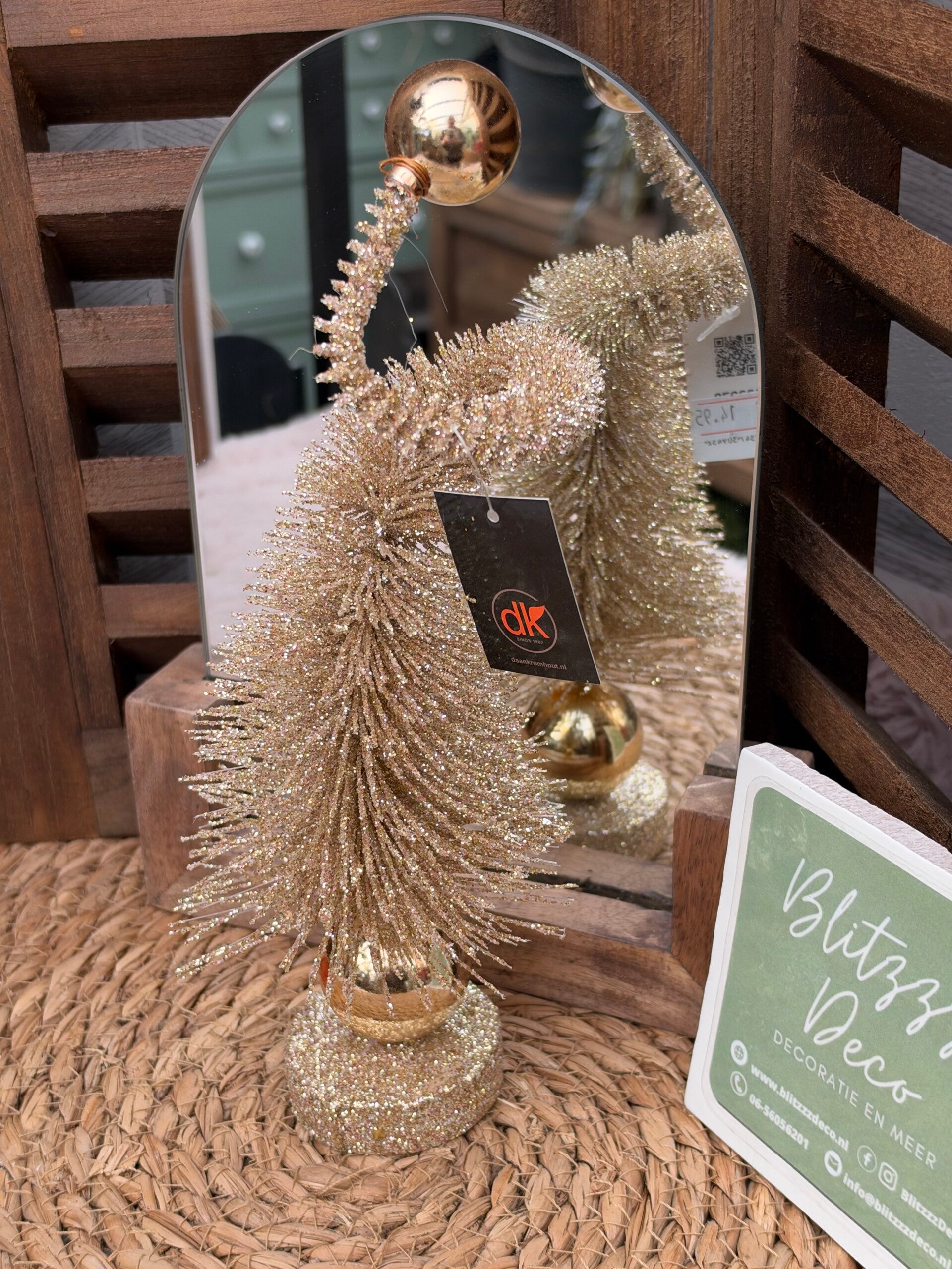 Kerstboom met glitter