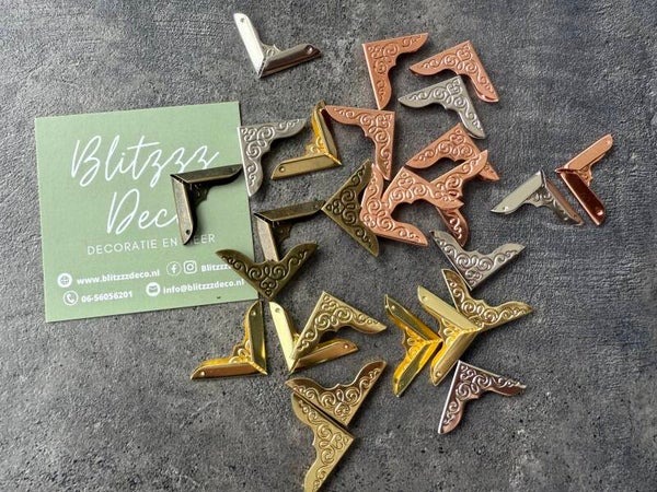 Hoekjes verschillende kleuren per set van 2 stuks DIY