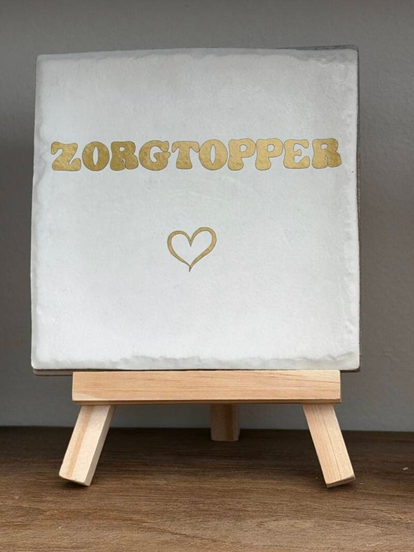 Tegeltje zorgtopper