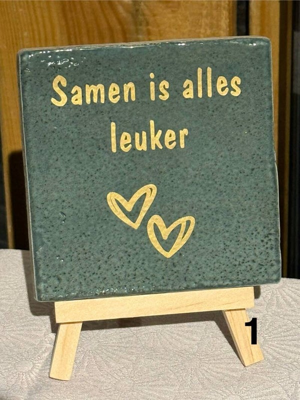 Tegeltje 10x10 OPRUIMING