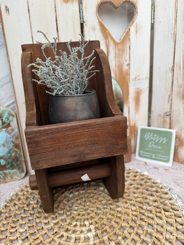 Wc rol houder met bakje / toiletrol houder