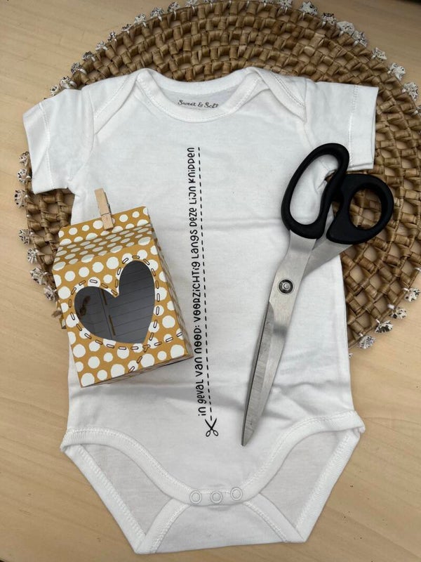 Romper in Cadeauverpakking Incl stofschaar