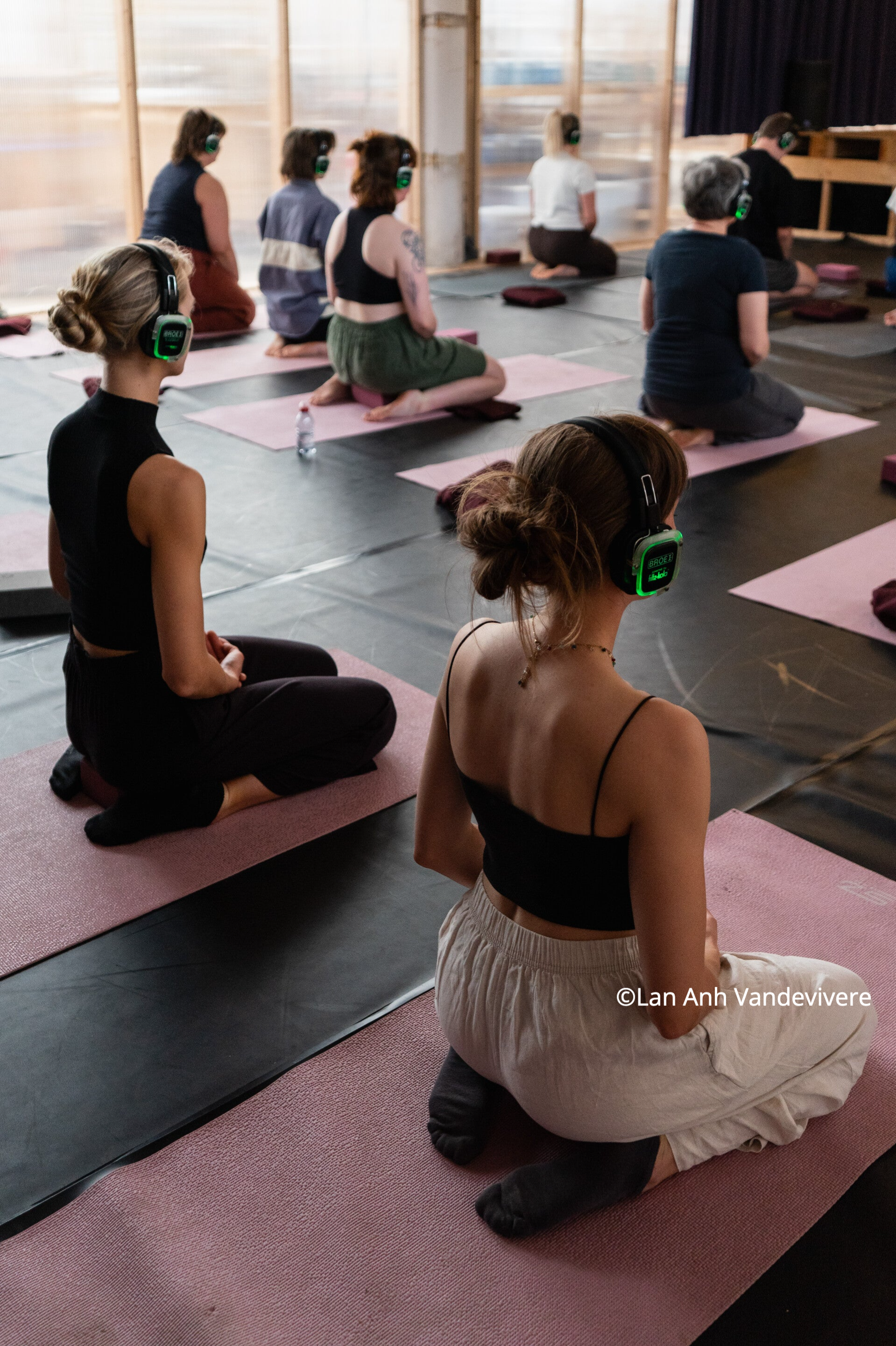 Silent Yoga at BROEI