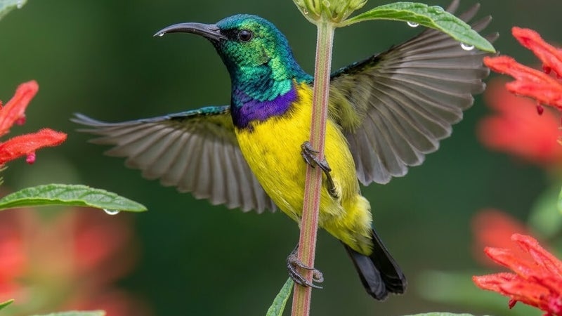 Variable Sunbird in The Gambia