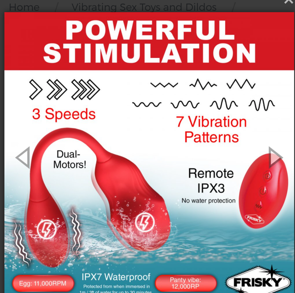 Vibrant Dual-Motor Waterproof Panty Stimulator