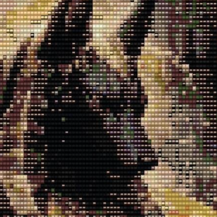 Muster von Anubis, dem ägyptischen Gott der Toten, kunstvoll und detailliert gestaltet.