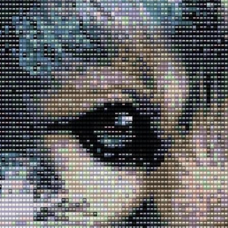 Stilvolles Muster eines Wolfs, das die Anmut und Wildheit des Tieres einfängt.