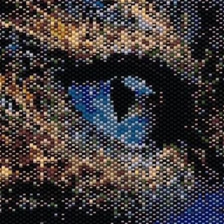 Ein kunstvolles Design eines stilvollen Katers, umgeben von leuchtenden Sternen.