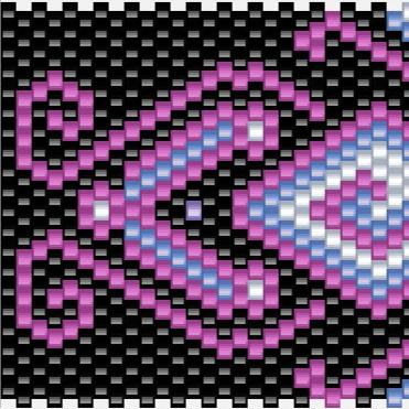 Ein elegantes, lila-blau gemustertes Design, das Raffinesse und Stil ausstrahlt.