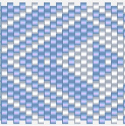 Muster aus blauen und weißen Streifen, die sich wiederholen.