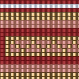 Ein elegantes rotes und goldenes Muster, das kunstvolle Handwerkskunst und luxuriöse Ästhetik vereint.