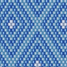 Luxuriöses blaues Diamantdesign, perfekt für kreative Häkelmuster-Vorlagen.