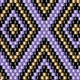 Ein kunstvolles Muster aus farbigen Quadraten und Rauten, das Raffinesse und Kreativität in jedem Detail zeigt.